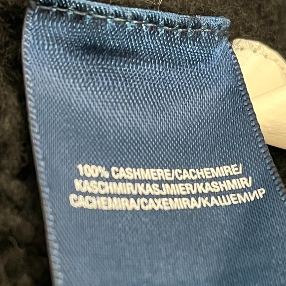 Ralph Lauren 100% cashmere  shawl aran cardigan sweater woman xs kid L woman xs - Picture 6 of 7